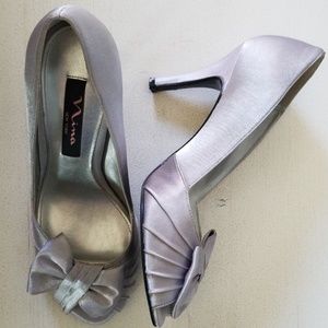 Nina silver formal shoes